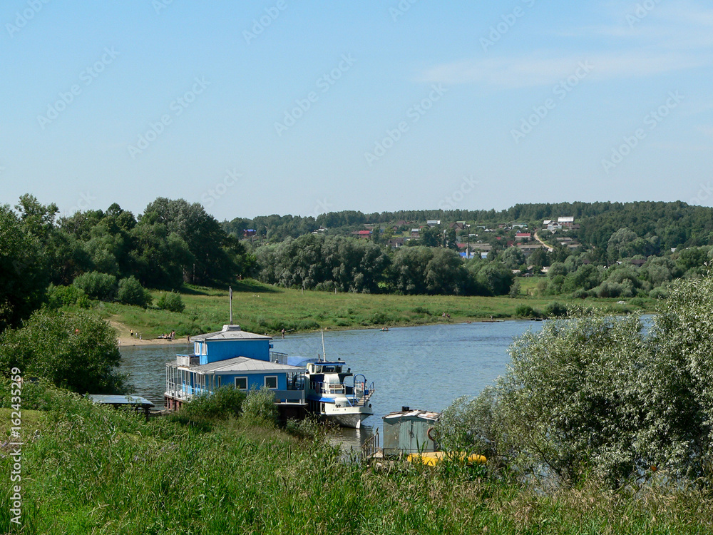 River boat in Russia
