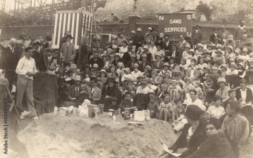 Service on the Sand. Date: 1920s
