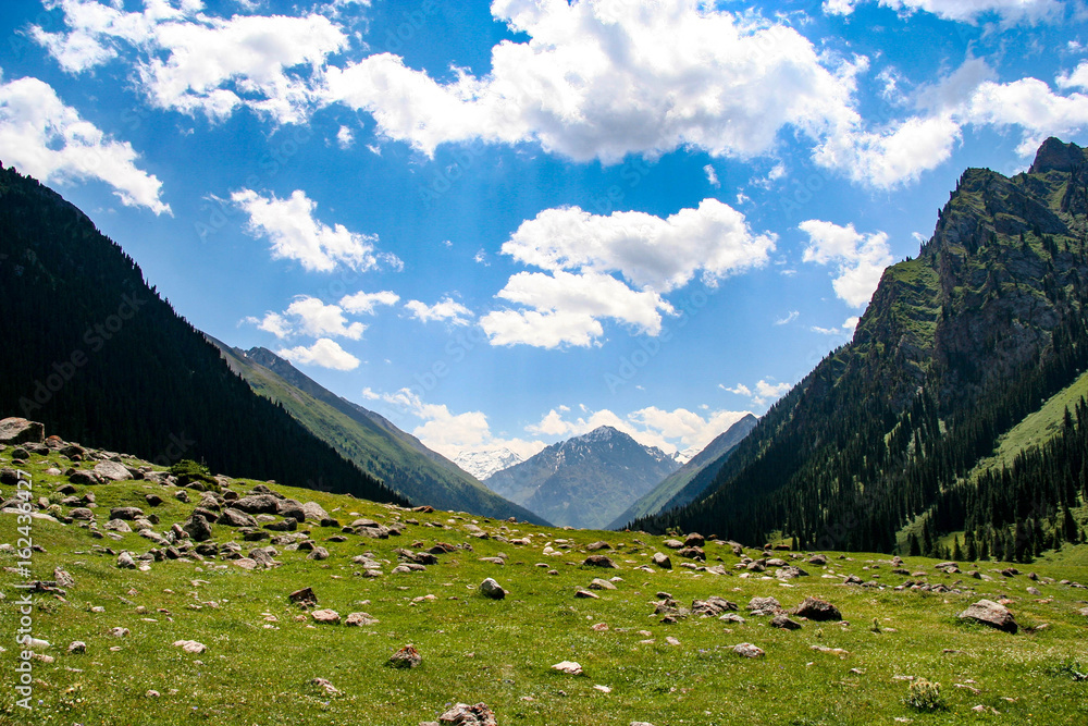 Fototapeta premium Beautiful landscape in Kyrgyzstan