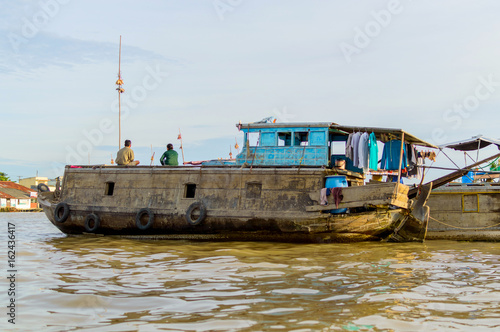 Flooting Market on the Mekong River photo