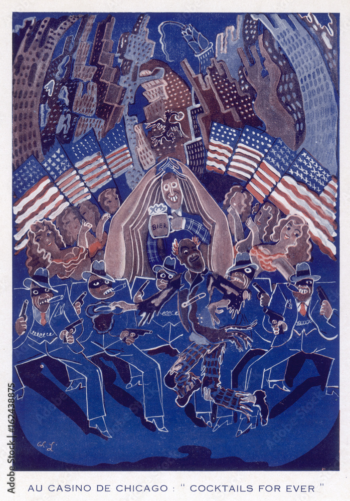 Obraz premium Casino De Chicago. Date: 1933