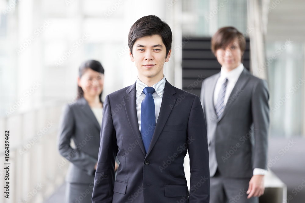portrait of young businessgroup in office portrait of young businessgroup in office