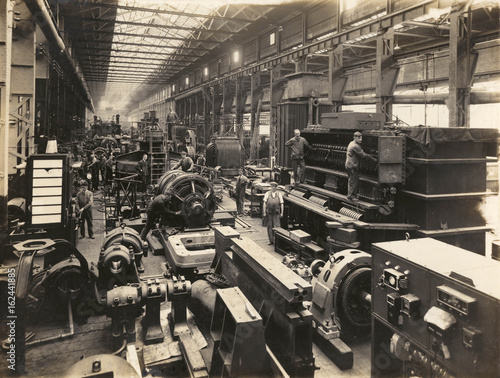 Factory Interior - circa 1900. Date: early 20th century photo