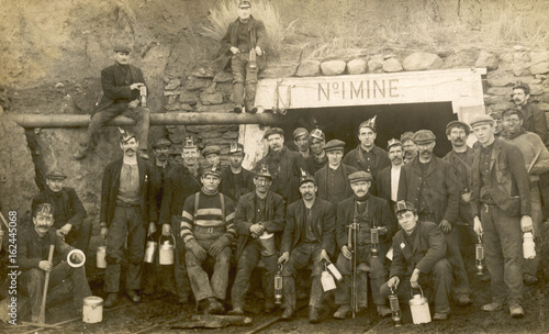 N American Miners. Date: circa 1900 photo