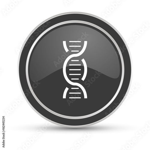 Schwarzer Button - DNA