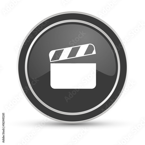 Schwarzer Button - Filmklappe