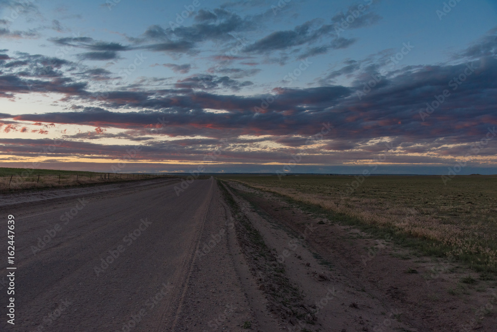 Calming Country Road in the Pawnee National Grasslands