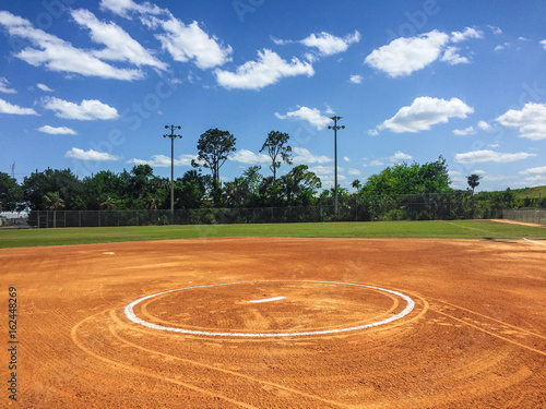 Photography Clay Baseball Field in Daytime