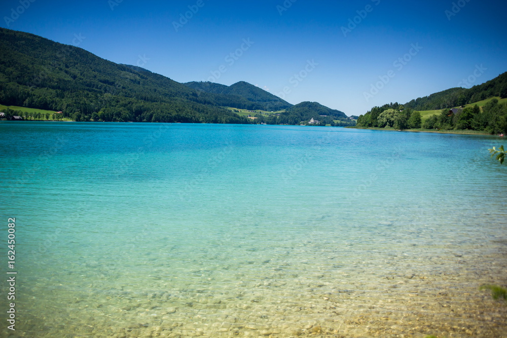 Fuschlsee lake. Austria.