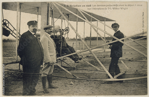 Obraz na płótnie Wright Plane 1908. Date: 1908