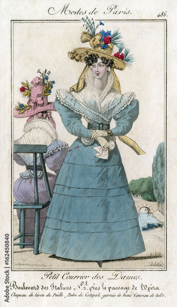 Costume - Women - 1826. Date: circa 1826