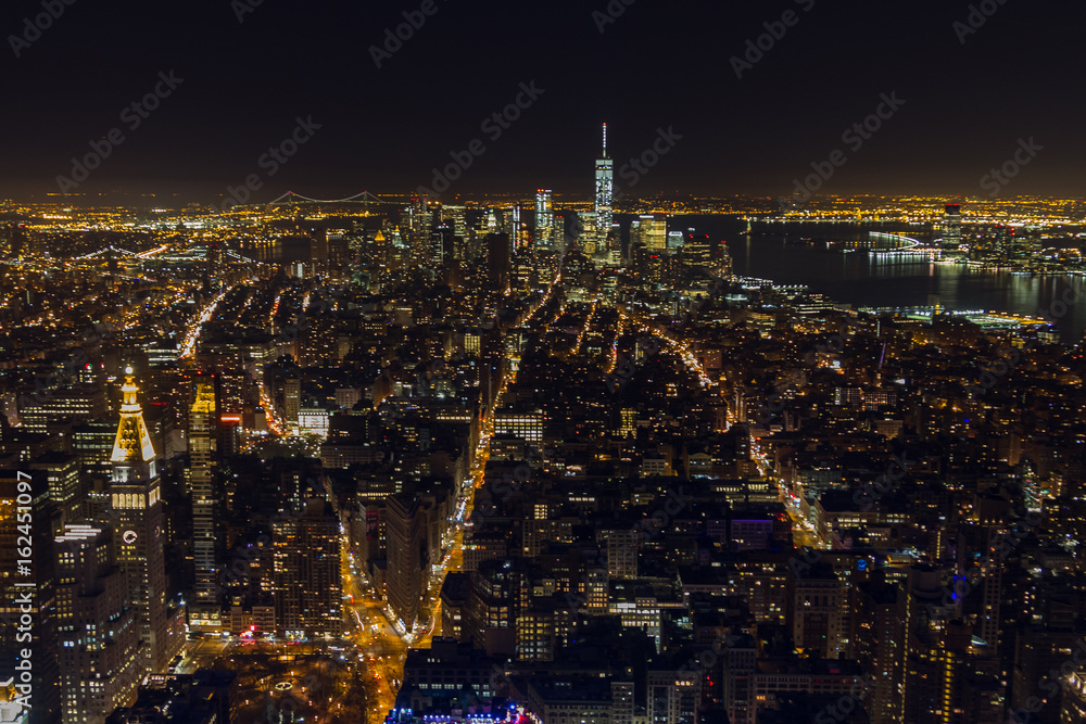 Fototapeta premium NYC at night