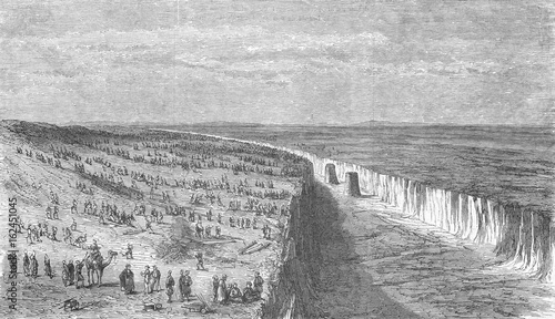 Konstfotografi Suez Construction 4. Date: 1863