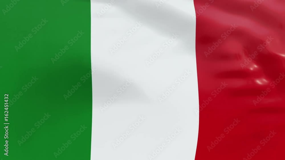 High quality looped animation of a patriotic flag of Italy in the wind. You can easily integrate it into your own compositions. Ideal for sport events, led screen, international competitions High quality looped animation of a patriotic flag of Italy in the wind. You can easily integrate it into your own compositions. Ideal for sport events, led screen, international competitions
