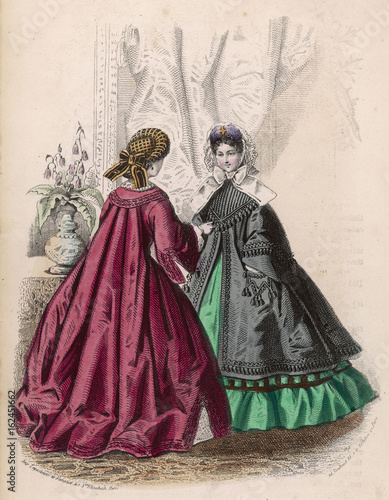 Mantles - Pardessus 1862. Date: 1862
