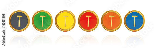 Hammer - Goldene Buttons