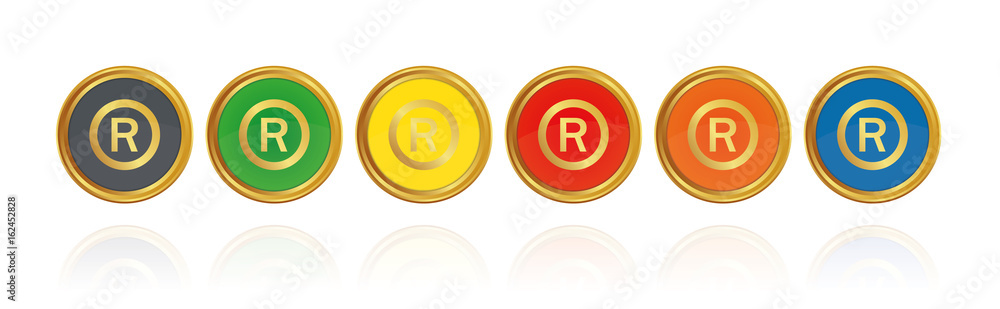 Lizenz - Urheberrecht - Goldene Buttons Lizenz - Urheberrecht - Goldene Buttons