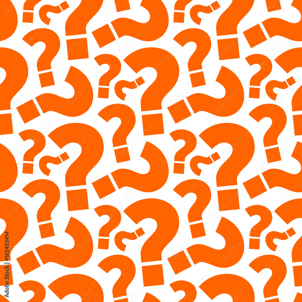 seamless question pattern and background vector illustration Stock