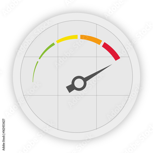 Icon Schaltfläche - Tachometer
