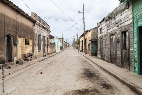 Street in Gibara village, Cuba