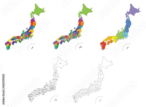 日本地図セット