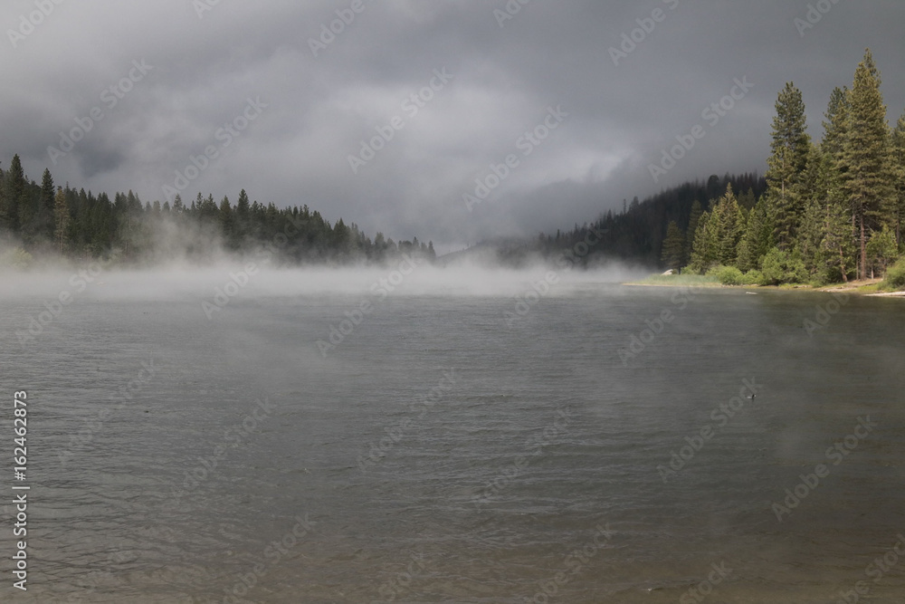 Fog on Hume Lake
