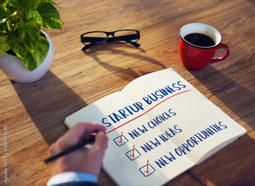 New Startup Business Opportunities Ideas Concept New Startup Business Opportunities Ideas Concept