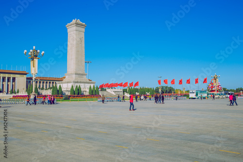 Fotografia Tiananmen square, China, 2016 autumn.