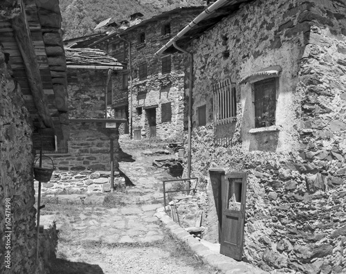 Maslana is an ancient rural villGW accessible only on foot. Valbondione, Bergamo, Italy. photo
