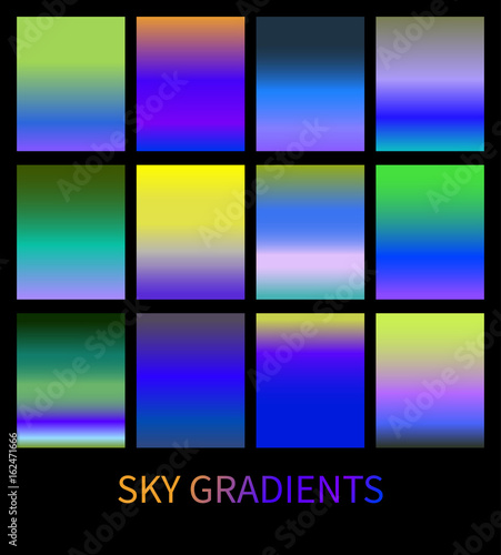 Wallpaper Mural Sky gradients Torontodigital.ca