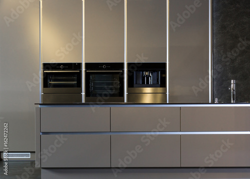 Image of a bright spacious kitchen in modern style