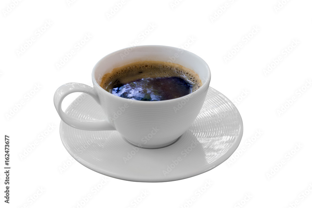 cup of black americano coffee isolated on white background cup of black americano coffee isolated on white background