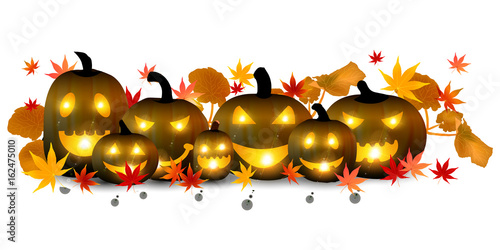 ハロウィン　かぼちゃ　秋　アイコン