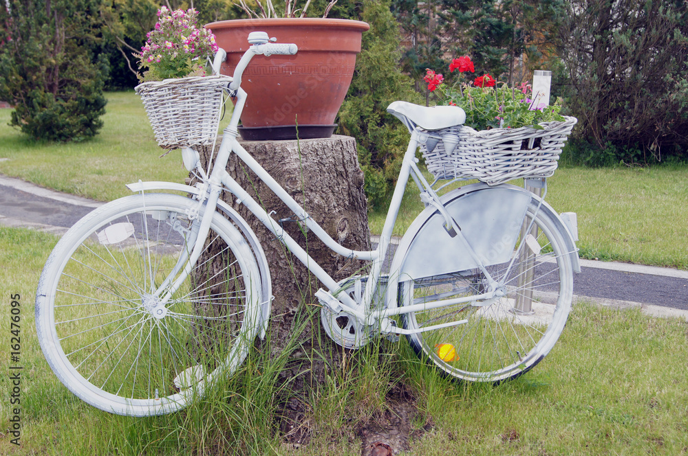 Fototapeta premium Deko Fahrrad