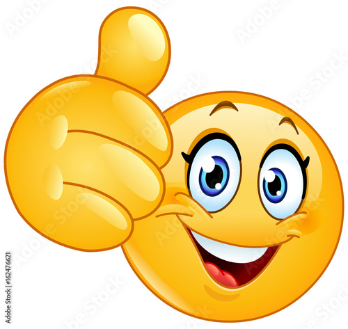 Thumb up female emoticon