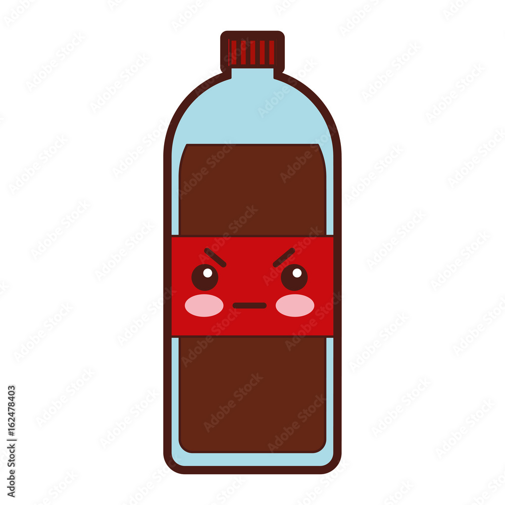 soda bottle kawaii character vector illustration design soda bottle kawaii character vector illustration design
