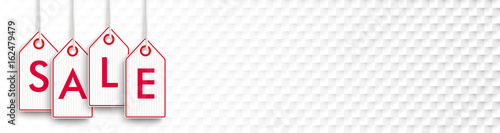 Hanging Price Stickers Header Checked Background