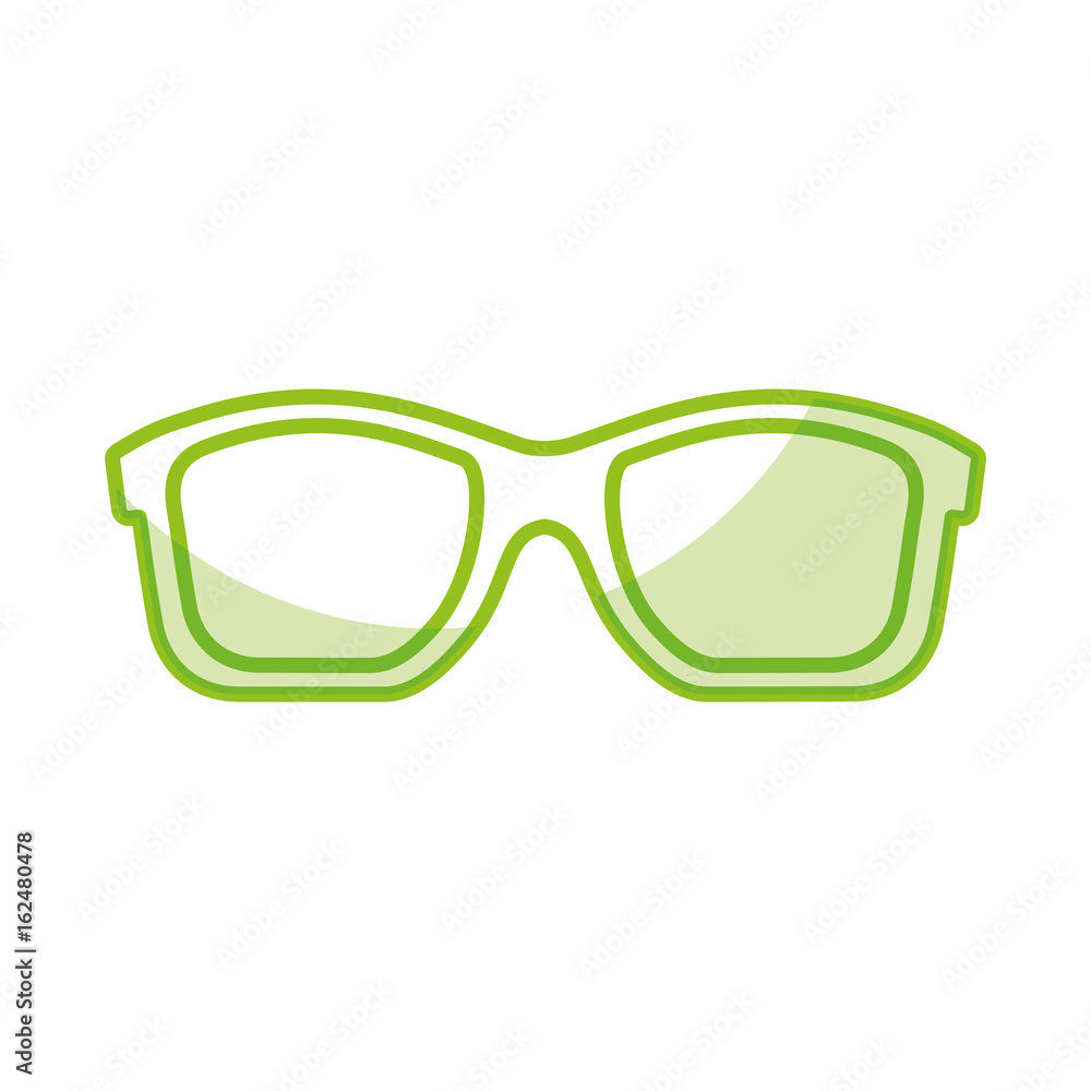 Fototapeta premium summer sunglasses isolated icon vector illustration design