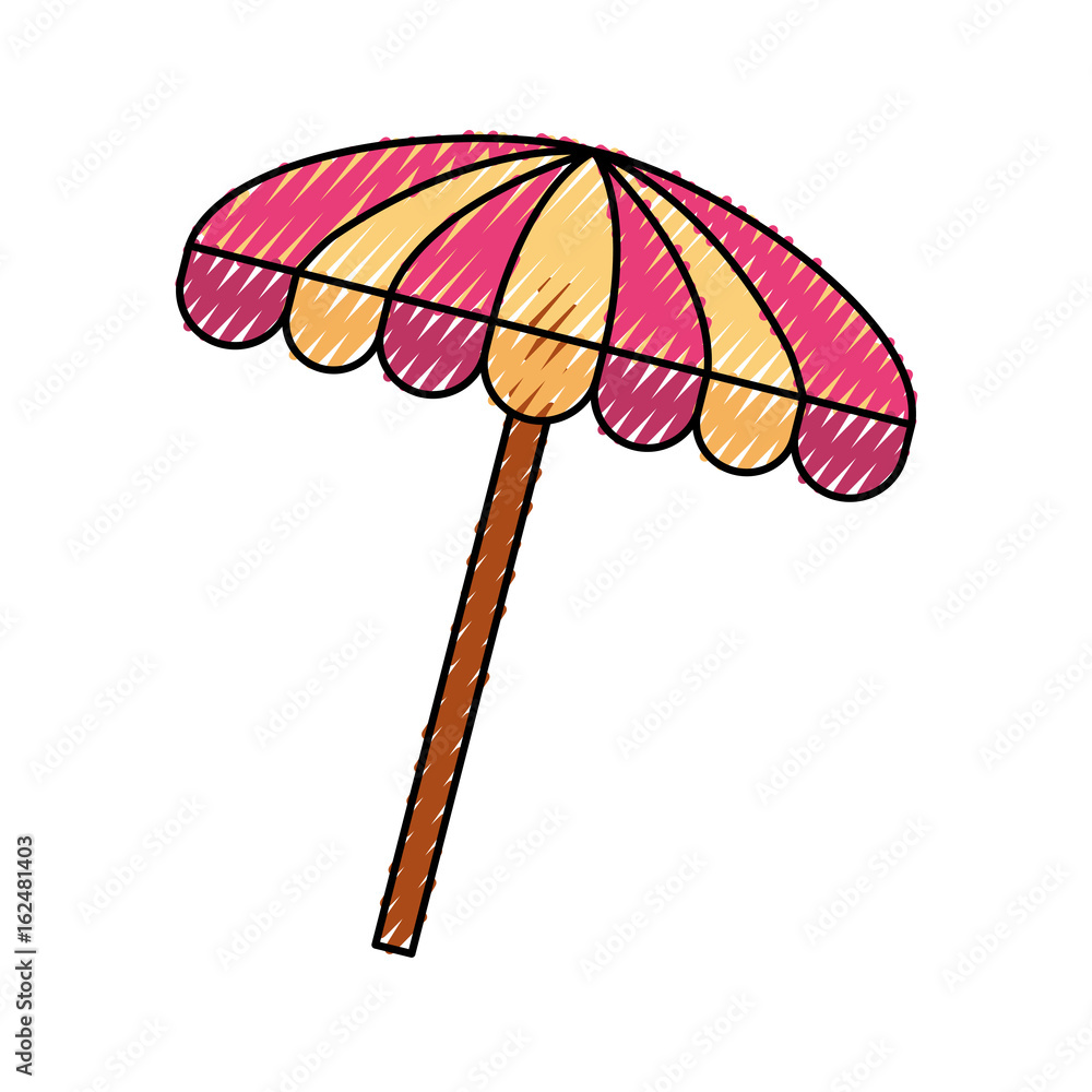 beach umbrella summer icon vector illustration design beach umbrella summer icon vector illustration design