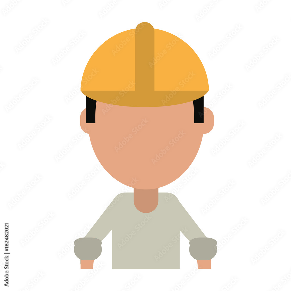 engineer construction or factory worker icon image engineer construction or factory worker icon image