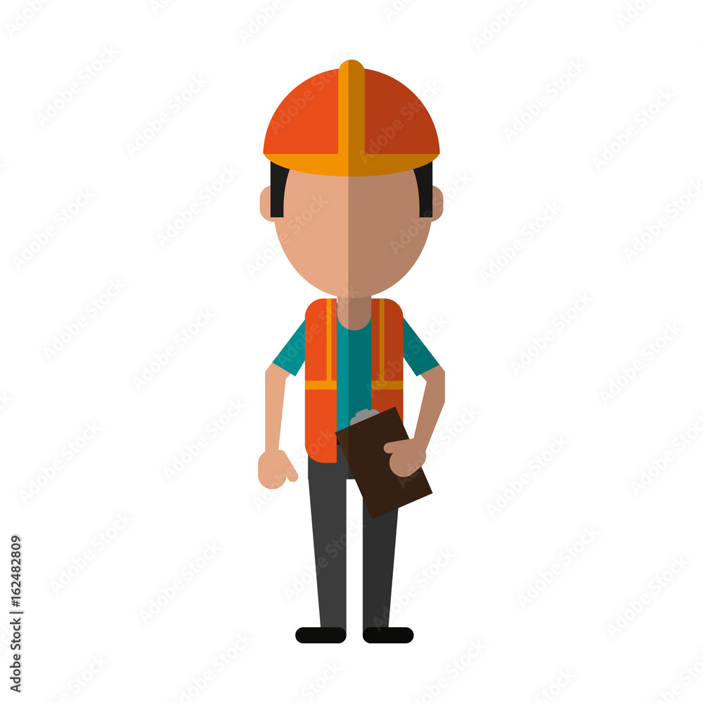 engineer construction or factory worker icon image engineer construction or factory worker icon image