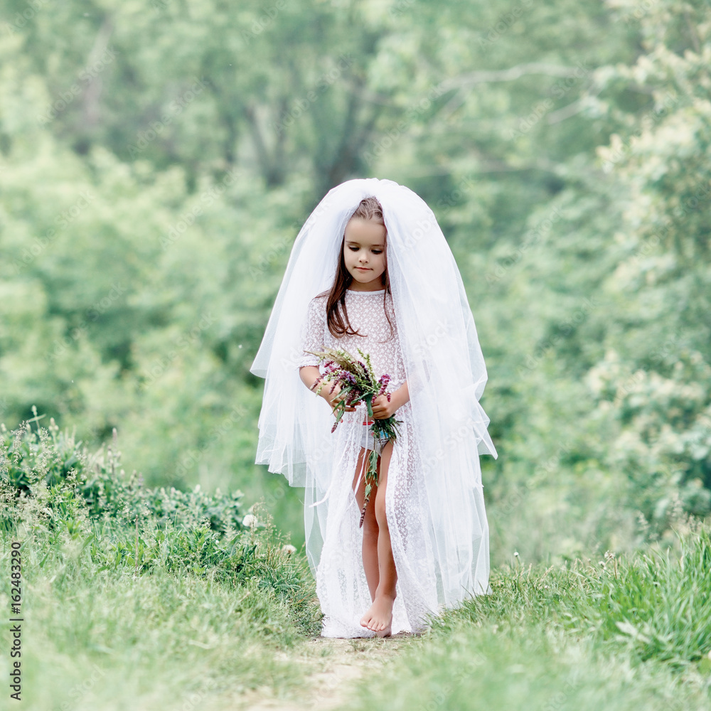 Little girl white wedding dresses store