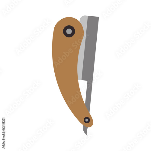 razor blade isolated icon vector illustration design
