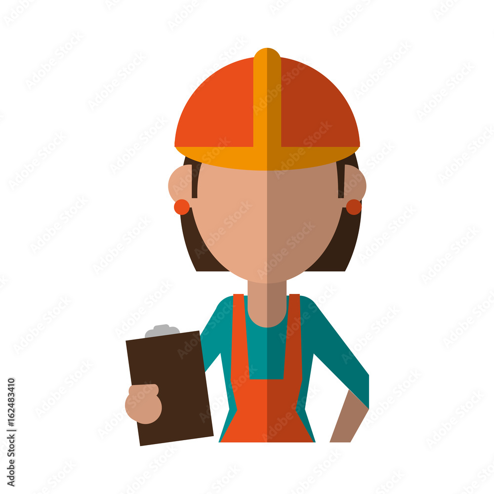 engineer construction or factory worker icon image engineer construction or factory worker icon image