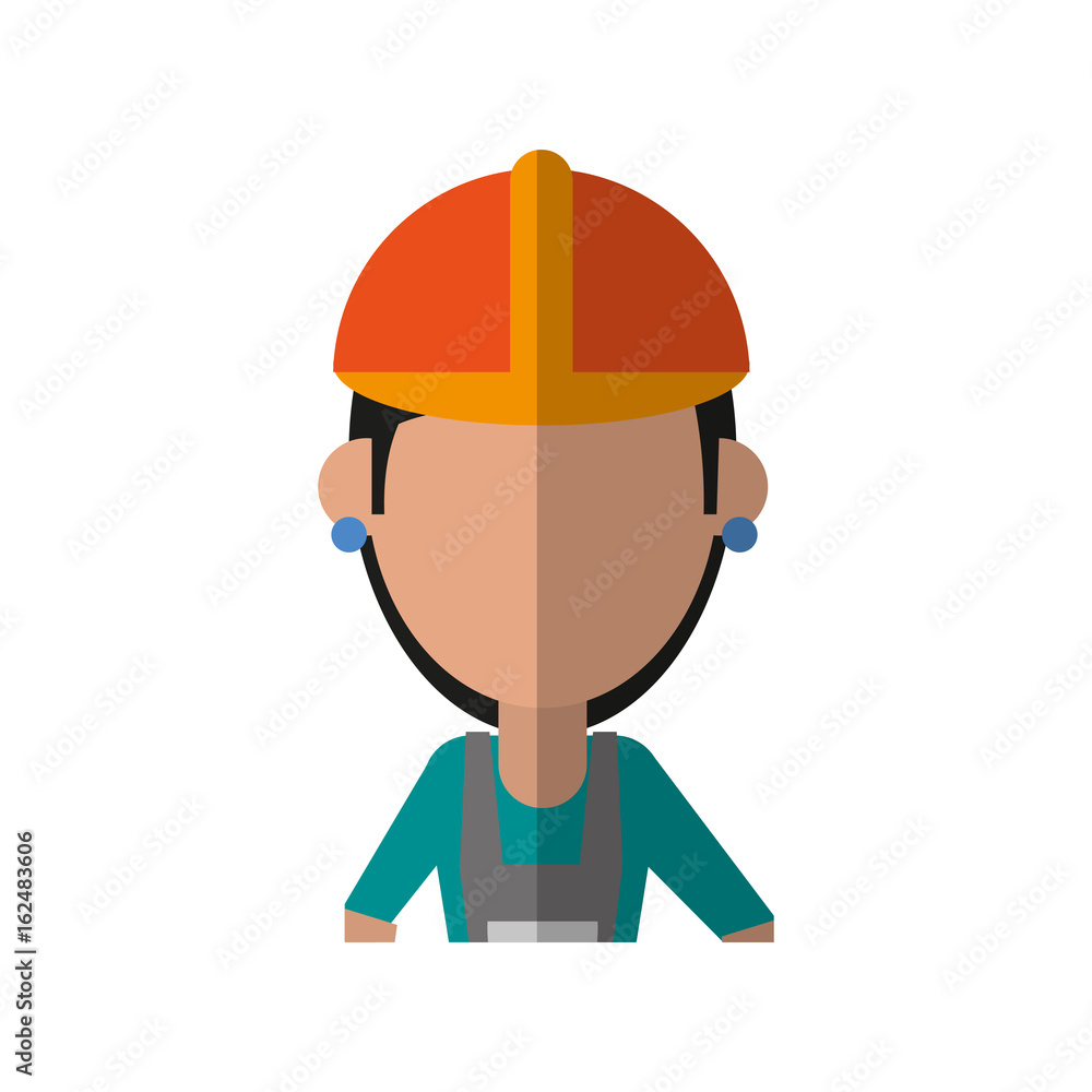 engineer construction or factory worker icon image engineer construction or factory worker icon image