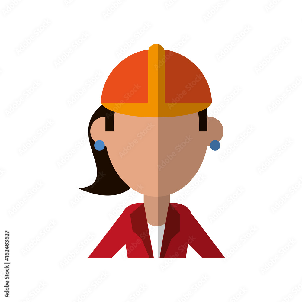 engineer construction or factory worker icon image engineer construction or factory worker icon image