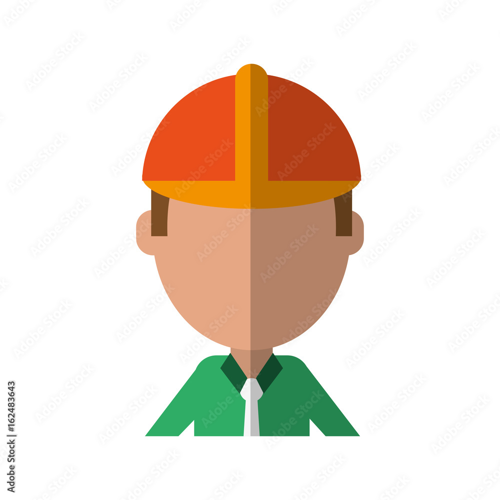 engineer construction or factory worker icon image engineer construction or factory worker icon image