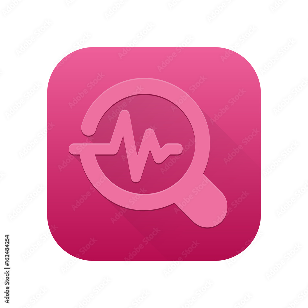 Fototapeta premium Matte Long Shadow App-Icon