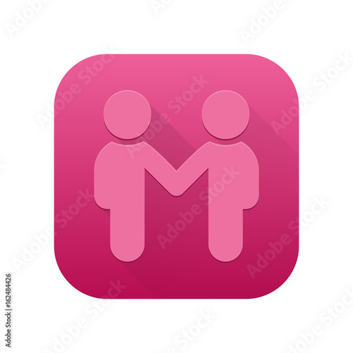 Matte Long Shadow App-Icon