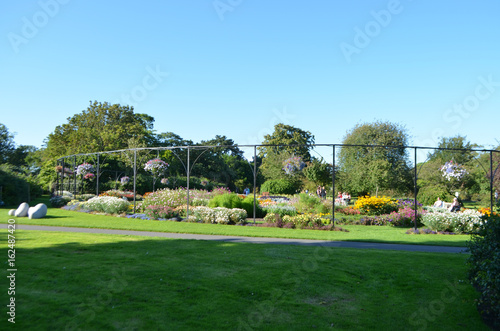 Small Garden Section at The National Botanic Gardens in Dublin, Ireland